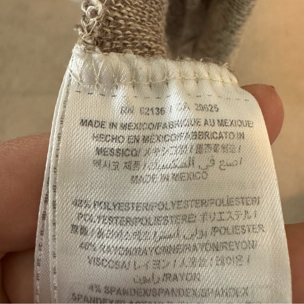 Guess Open Front Knit Cardigan With Draping, Grey… - image 6